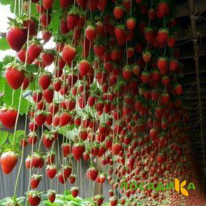Клубника ампельная Анастасия купить по цене от 370р. в интернет-магазине «Посадика» с доставкой почтой в в Катайске и по всей России – [изображение №1].